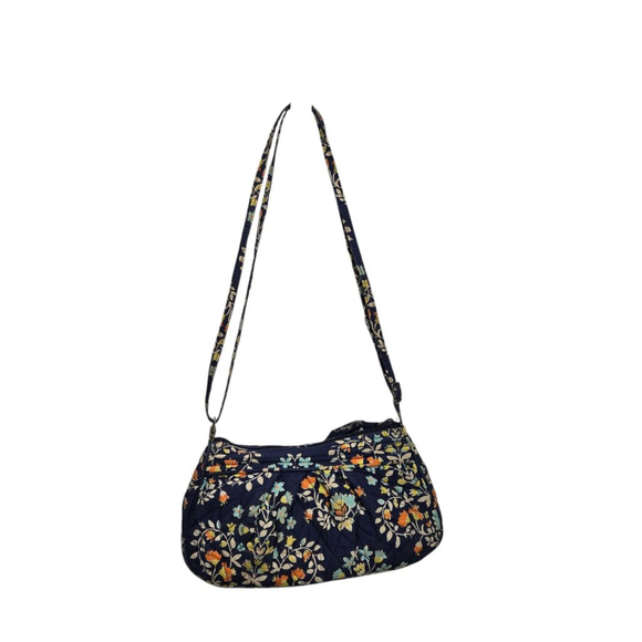Vera Bradley Handbags - Vintage Vera Bradley Mini Crossbody Bag Blue Multicolor Floral Quilted Purse